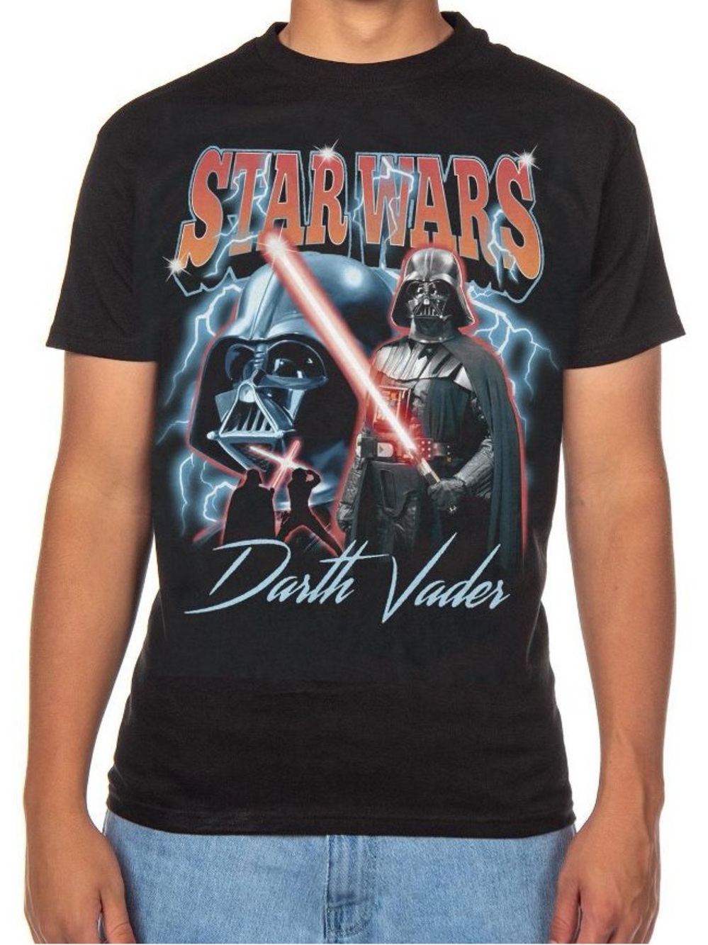 Star Wars Darth Vader Men's Graphic Crew Neck T-Shirt Size S NWOT